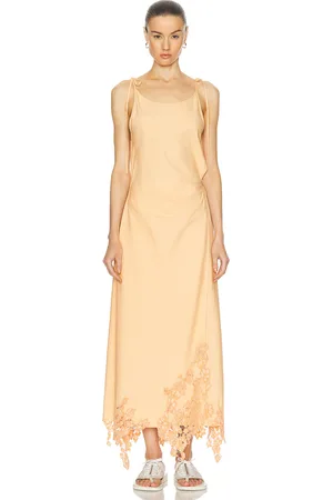 Acne Studios Daya Maxi Dress in Orange