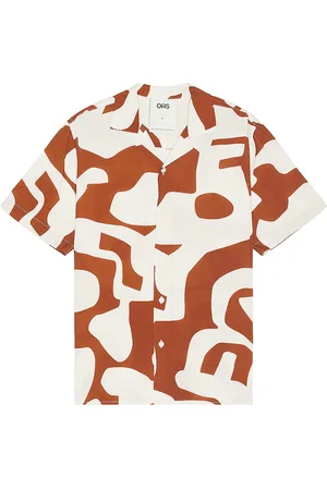 Oas Russet Puzzlotec Viscose Shirt in