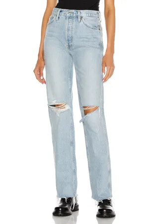 RE/DONE Originals 90s High Rise Loose in Denim-Light