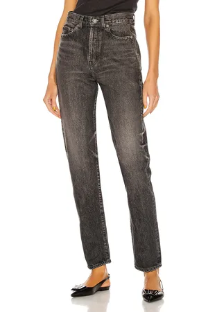 Saint Laurent Slim Fit Jean in Black