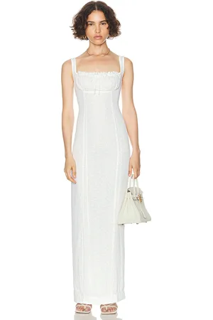 Helsa Petite Eyelet Column Dress in