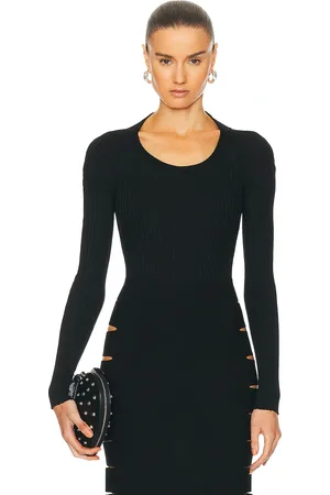 Alaïa Rib Bodysuit in Black