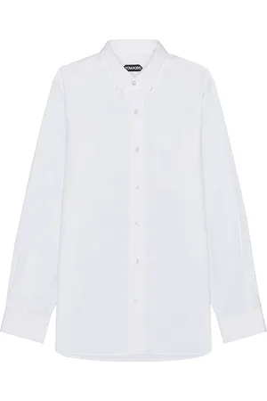 Tom Ford Washed Stretch Oxford Slim Fit Leisure Shirt in