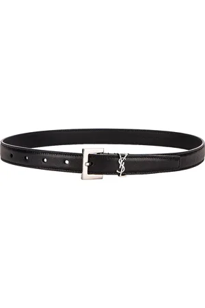 Saint Laurent Monogramme Belt in Black