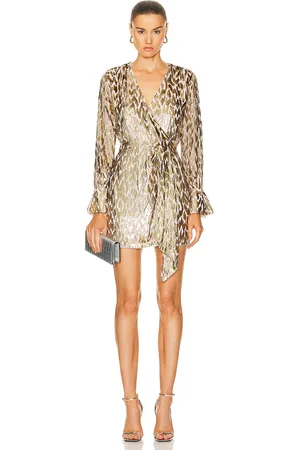 Simkhai Camryn Mini Dress in Metallic