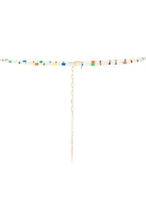 Eliou For FWRD Dina Body Chain in Ivory