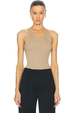 NILI LOTAN Lottie Tank Top in Tan