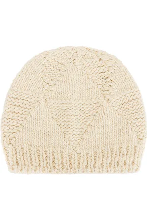 Bottega Veneta Wool Beanie in White