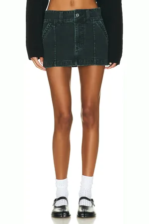 Helsa Workwear Mini Skirt in