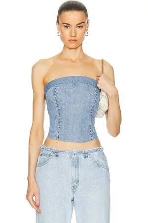 aligrace Custom Vintage Corset in Blue