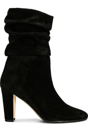 Manolo Blahnik Suede Calasso 90 Boot in