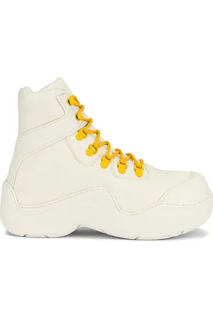 Bottega Veneta Puddle Bomber Boots in White