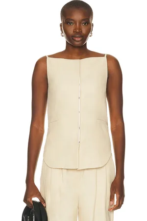Loulou de Saison Mihant Sleeveless Top in Beige