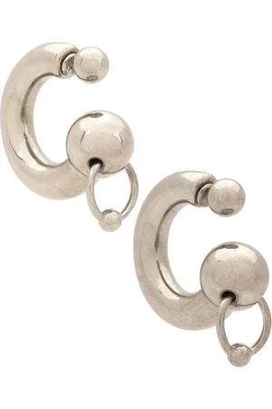 Jean Paul Gaultier Large Earrings in Metallic