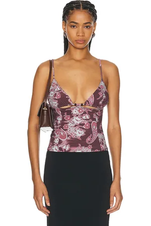 Miaou Ellie Top in Burgundy