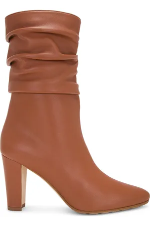 Manolo Blahnik Calasso 90 Nappa Boot in Brown