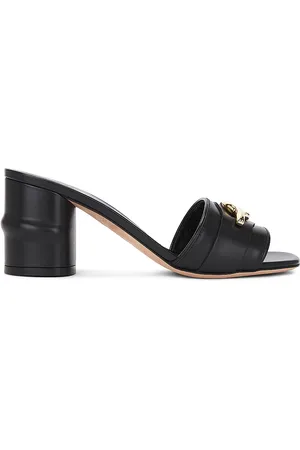 VALENTINO GARAVANI V Logo Moon Slide in Black