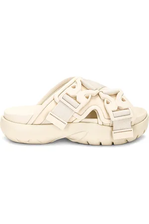 Bottega Veneta Slide Sandal in Beige