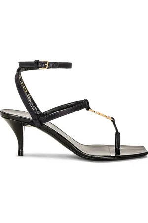 Saint Laurent Cassandra 60 Sandal in Navy