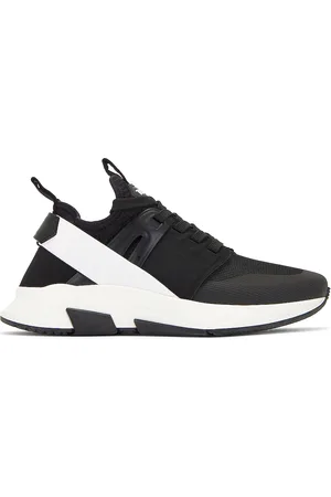Tom Ford Smooth Leather Low Top Sneakers in