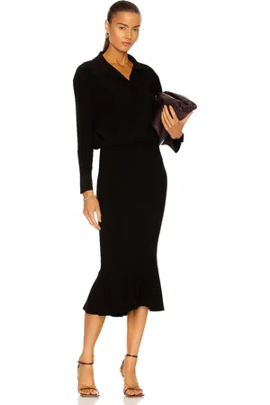 Norma Kamali Boyfriend NK Shirt Fishtail Dress in