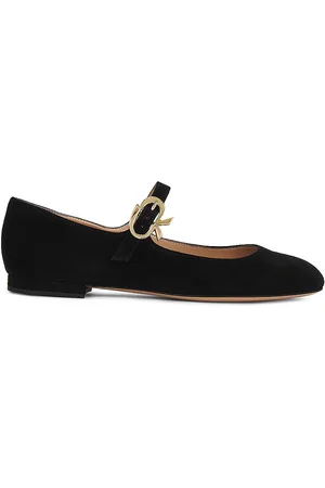 Gianvito Rossi Mary Ribbon Flats in