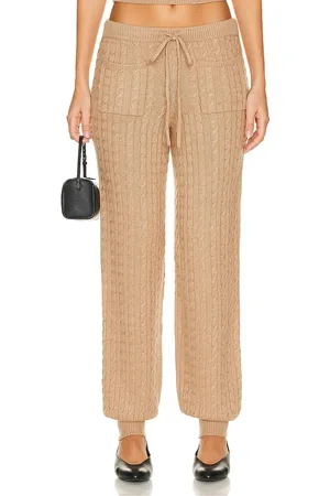 Helsa Taiki Cable Pants in Brown