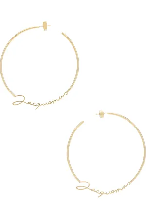 Jacquemus Les Creoles Earrings in Metallic