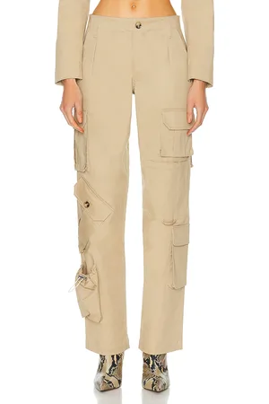 RTA Multi Pocket Cargo Pant in Beige