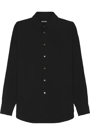 Tom Ford Fluid Silk Parachute Fluid Fit Shirt in