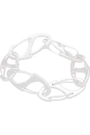 Martine Ali Coated Bias Bracelet in Metallic