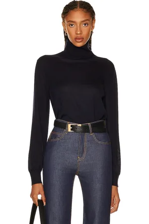 The Row Lambeth Sweater in Navy