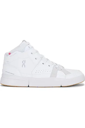 On Running The Roger Clubhouse Mid Sneaker in White