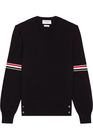 Thom Browne Milano Stitch Armband Cotton Sweater in