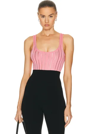 Alaïa Crinoline Bodysuit in Pink
