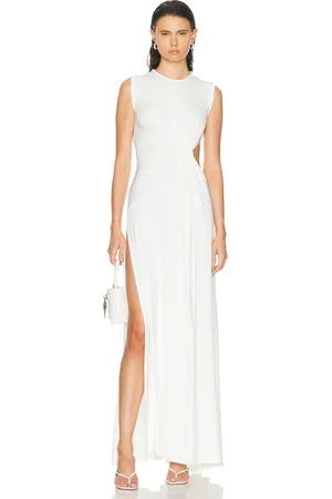 SID NEIGUM Side Twist Cutout Column Dress in