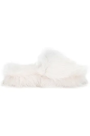 Bottega Veneta Shearling Resort Slides in