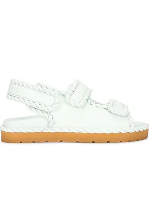 Bottega Veneta Jack Flat Sandal in White
