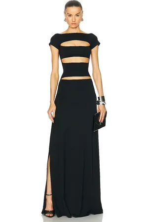 SID NEIGUM Triple Slit Dress in
