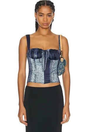 Miaou Agnes Corset in Blue