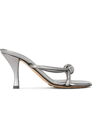 Bottega Veneta Metallic Blink Mule Sandal in Metallic