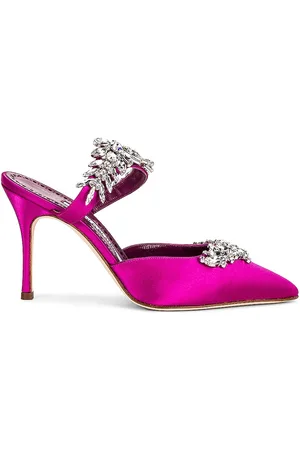 Manolo Blahnik Lurum 90 Heel in Purple