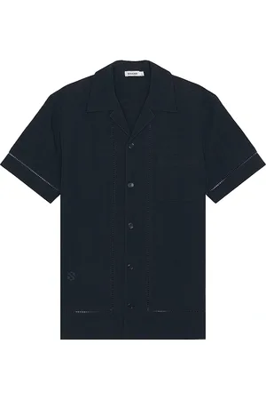 Simkhai Marco Camp Shirt in Blue