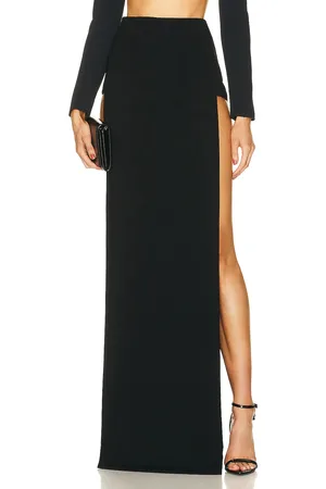 Monot High Slit Long Skirt in