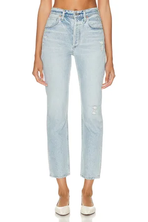 Citizens of Humanity Charlotte High Rise Straight in Denim-Light