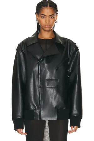 Norma Kamali Oversized Moto Jacket in