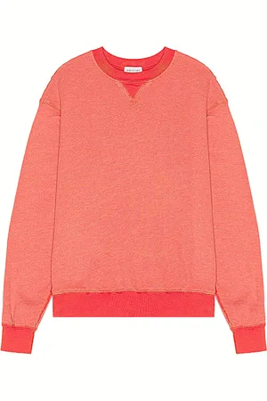 JOHN ELLIOTT Vintage Fleece Crew in Red