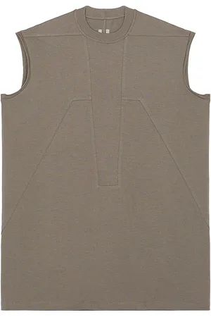 Rick Owens Splintered Tarp T in Grey