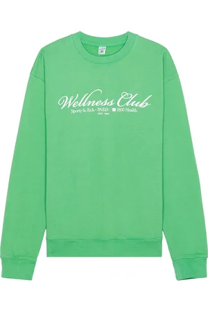 Sporty & Rich 1800 Health Crewneck in Green