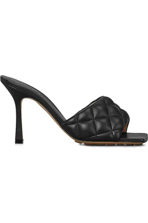 Bottega Veneta Leather Quilted Mules in